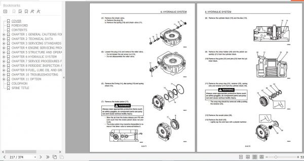 Yanmar Crawler Carriers C50R 3R Service Manuals EN PDF 3