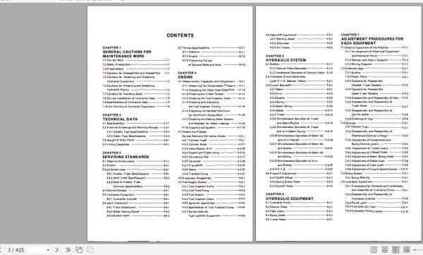 Yanmar Crawler Excavators B50 2B Service Manuals EN PDF 2