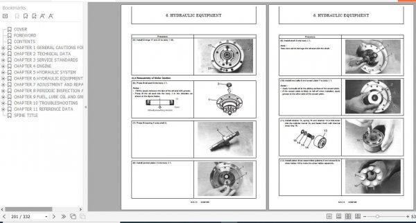 Yanmar Crawler Excavators SV08 1 Service Manuals EN PDF 3
