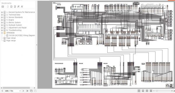 Yanmar Crawler Excavators SV100 2A Service Manuals EN PDF 4