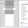 Yanmar Crawler Excavators SV120 2PB Service Manuals EN PDF 1