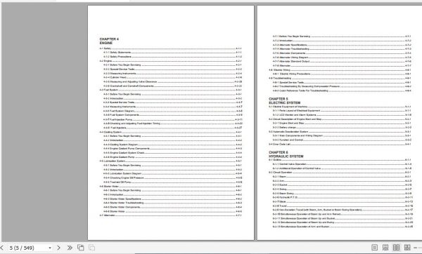 Yanmar Crawler Excavators SV26 Service Manuals EN PDF 2