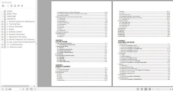 Yanmar Crawler Excavators VIO12 Service Manuals EN PDF 2