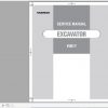 Yanmar Crawler Excavators VIO17 Service Manuals EN PDF 1
