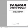 Yanmar Crawler Excavators VIO20 Service Manuals EN PDF 1