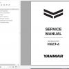 Yanmar Crawler Excavators VIO23 6 Service Manuals EN PDF 1