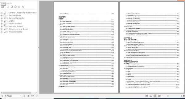 Yanmar Crawler Excavators VIO25 6 Service Manuals EN PDF 2 1