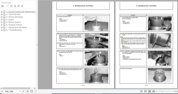 Yanmar Crawler Excavators VIO25 6 Service Manuals EN PDF 4 1