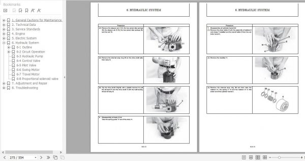 Yanmar Crawler Excavators VIO25 6L Service Manuals EN PDF 3