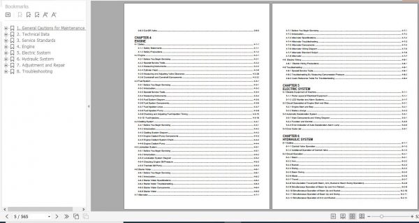 Yanmar Crawler Excavators VIO27 6 Service Manuals EN PDF 2