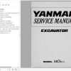 Yanmar Crawler Excavators VIO40 1 Service Manuals EN PDF 1