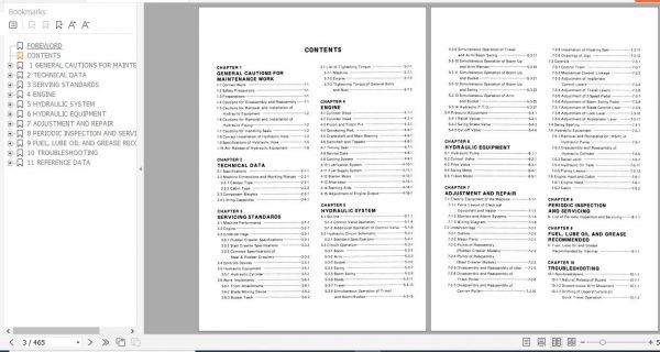 Yanmar Crawler Excavators VIO40 1 Service Manuals EN PDF 2