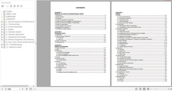 Yanmar Crawler Excavators VIO45 5 VIO55 5 Service Manuals EN PDF 2