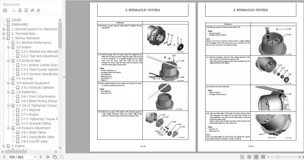 Yanmar Crawler Excavators VIO50 6A Service Manuals EN PDF 3