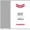 Yanmar Crawler Excavators VIO50 6B Service Manuals EN PDF 1