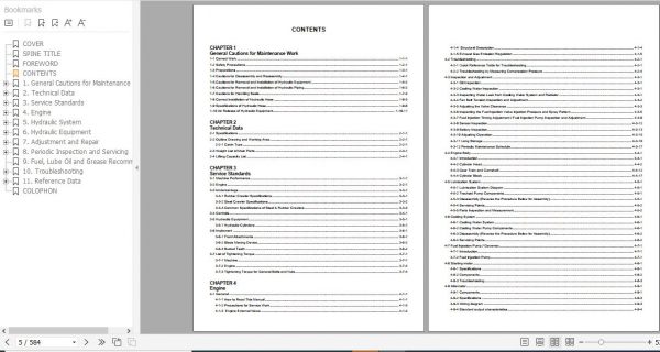 Yanmar Crawler Excavators VIO75 A Service Manuals EN PDF 2