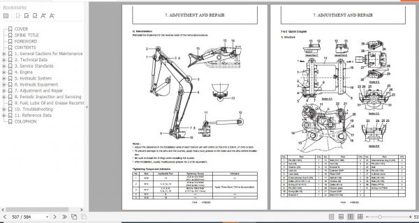 Yanmar Crawler Excavators VIO75 A Service Manuals EN PDF 4