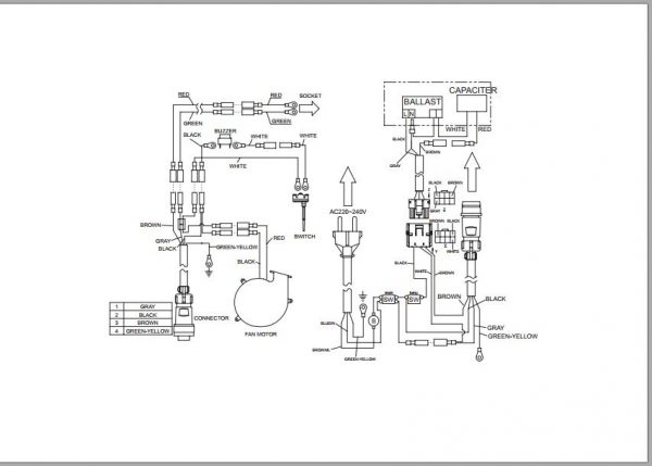 Yanmar Lighting Towers ELB114BC Wiring Diagrams