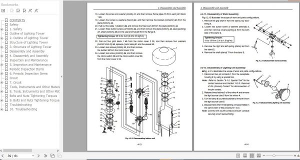 Yanmar Lighting Towers LB446H B1 H 1 Service Manuals EN PDF 3