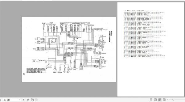 Yanmar Mini Excavator B15 AMMANN Electrical Wiring Diagrams Parts Catalog 2