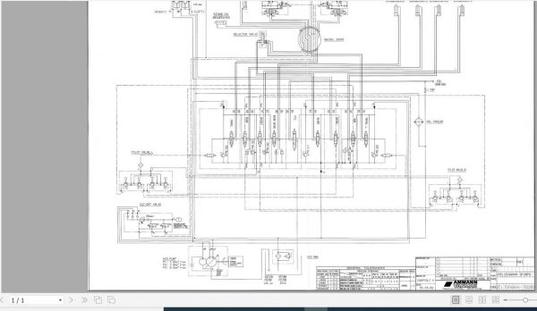 Yanmar Mini Excavator B18 Hydraulic Diagrams Z172464 7020