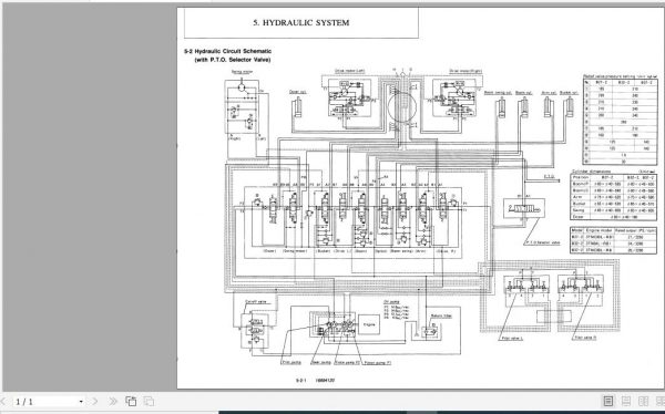 Yanmar Mini Excavator B27 2 Hydraulic Diagrams 16894120