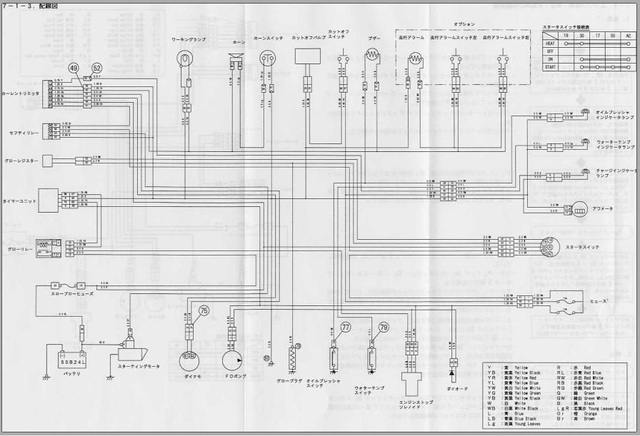 Yanmar Mini Excavator ViO10 Wiring Diagrams JP