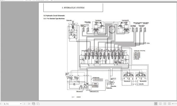 Yanmar Mini Excavator ViO15 2 Hydraulic Diagrams 4480203