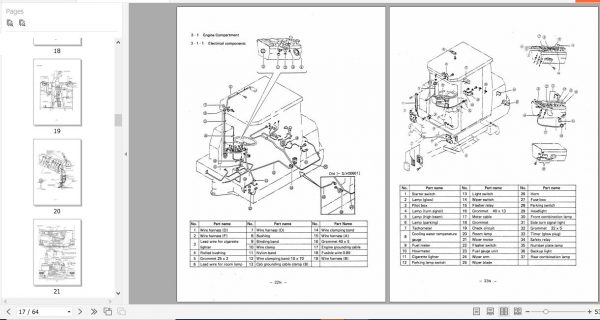 Yanmar Wheeled Backhoe YB401W Service Manuals EN PDF 2