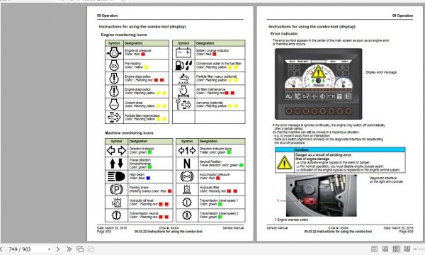 Yanmar Wheeled Excavators B110 W Service Manuals EN PDF 4