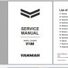 Yanmar Wheeled Loader V100 Service Manuals EN PDF 1