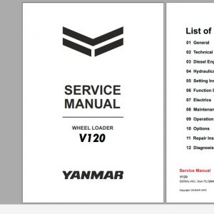 Yanmar Wheeled Loader V120 Service Manuals EN PDF 1
