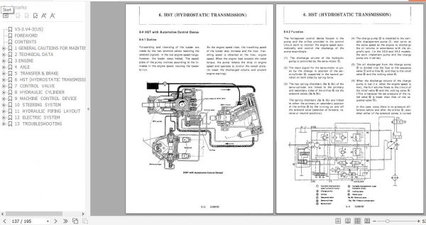 Yanmar Wheeled Loader V3 3 V4 3 Service Manuals EN PDF 3