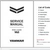 Yanmar Wheeled Loader V65 Service Manuals EN PDF 1