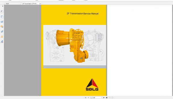 ZF Transmission ZF 4WG2004WG158 6WG200 Service Manual 1