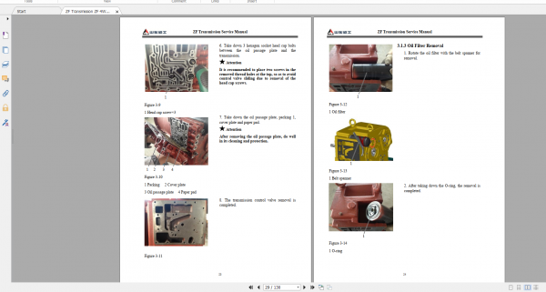 ZF Transmission ZF 4WG2004WG158 6WG200 Service Manual 3