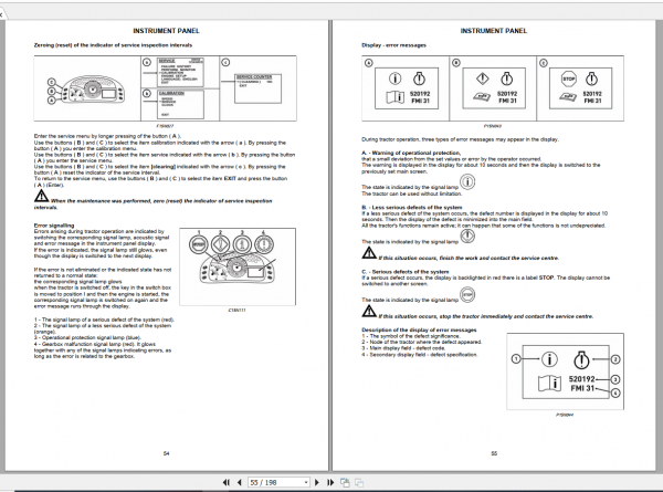 Zetor Tractor Forterra CL 100 110 120 130 140 2017 Operators Manual