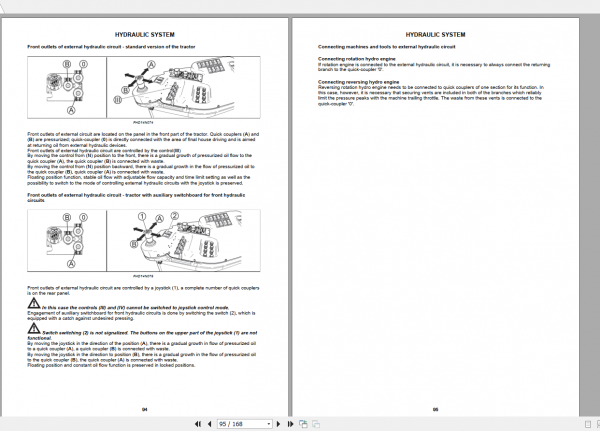 Zetor Tractor Forterra HD 130 140 150 2016 Operators Manual