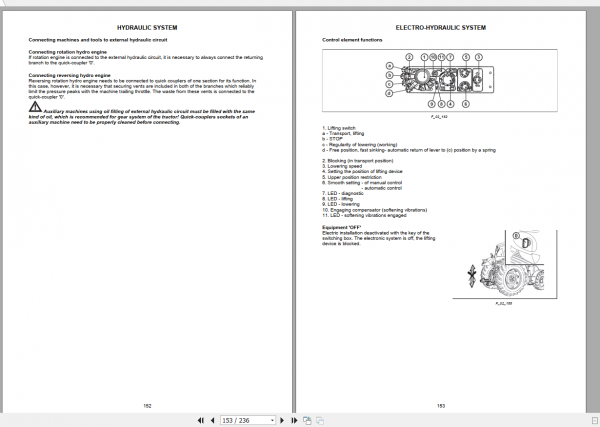 Zetor Tractor Forterra HD 130 140 150 2020 Operators Manual