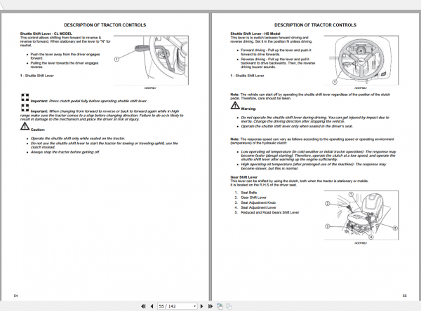 Zetor Tractor Hortus CL HS 65 Operators Manual 3