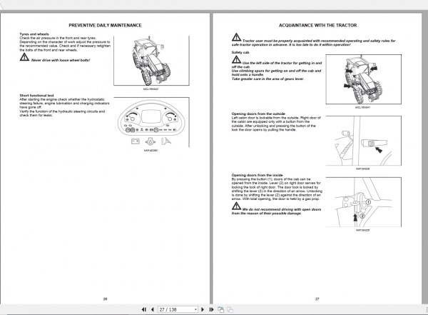 Zetor Tractor Major CL 60 80 2020 Operators Manual