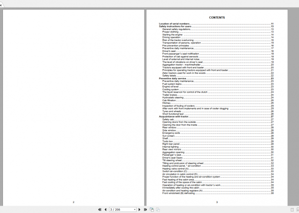 Zetor Tractor Proxima CL 100 2019 Operators Manual 1
