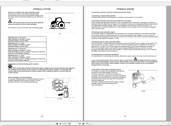 Zetor Tractor Proxima GP 100 110 2019 Operators Manual