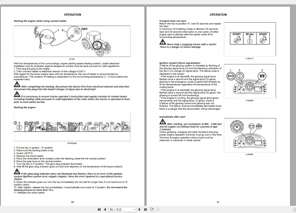 Zetor Tractor Proxima HS 100 110 120 2019 Operators Manual