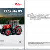 Zetor Tractor Proxima HS 80 90 100 110 120 2018 T2 ND Operators Manual
