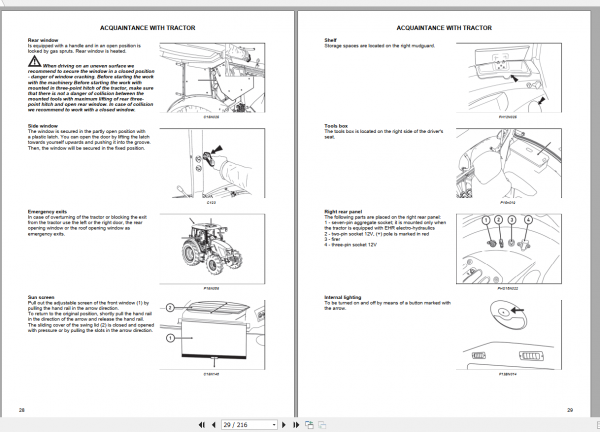 Zetor Tractor Proxima HS 80 90 100 110 120 2020 T2 Operators Manual