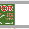 Zetor Tractor Proxima PLUS Z 8541 9541 10541 Tier II 2006 Operators Manual