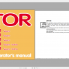 Zetor Tractor Super 3321 7341 2000 Operators Manual