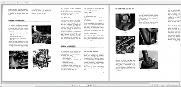 Zetor Tractor UR I 3045 Operators Manual 2