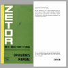 Zetor Tractor UR II 8011 12045 Operators Manual 1